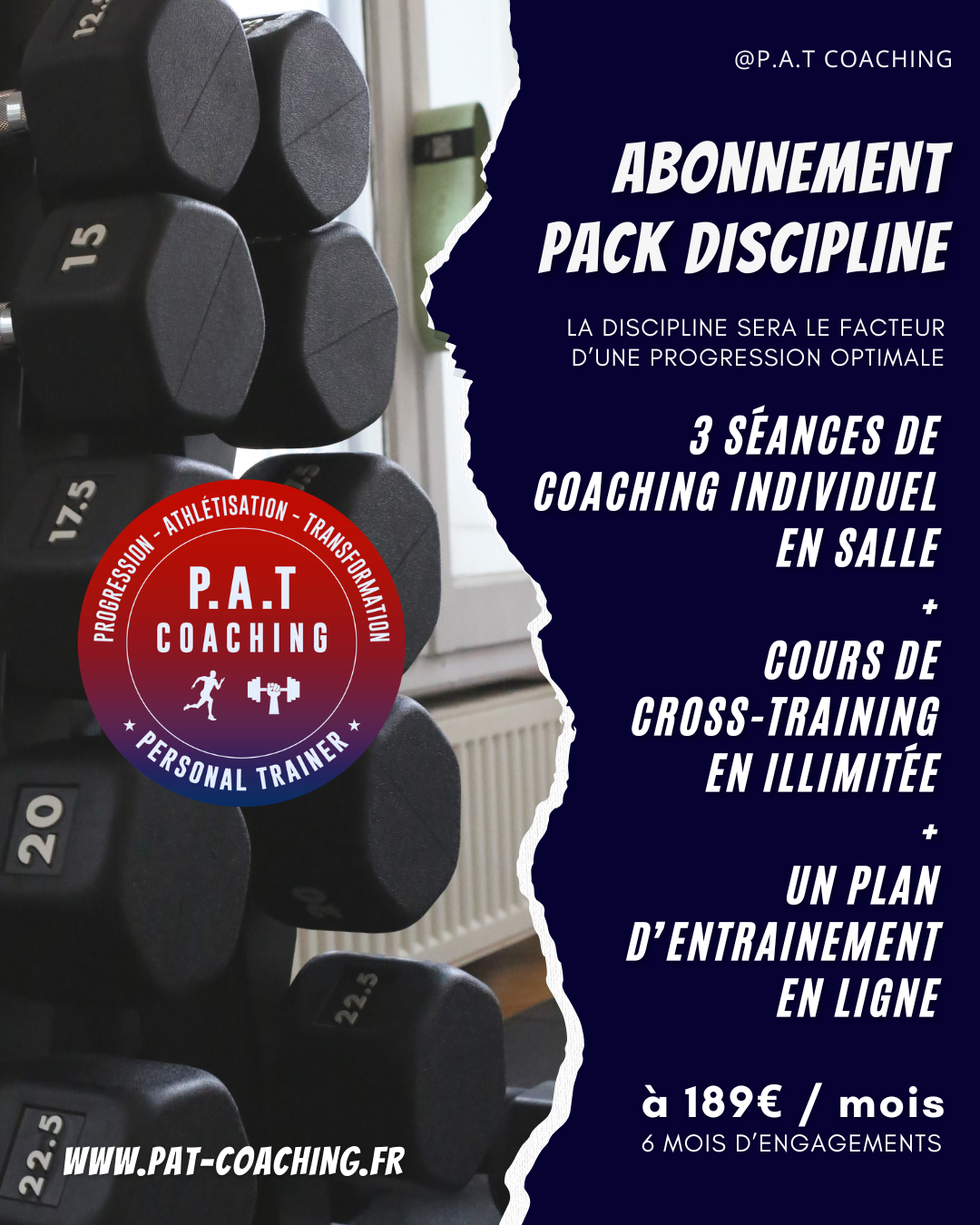 Affiche Abonnement Pack Discipline